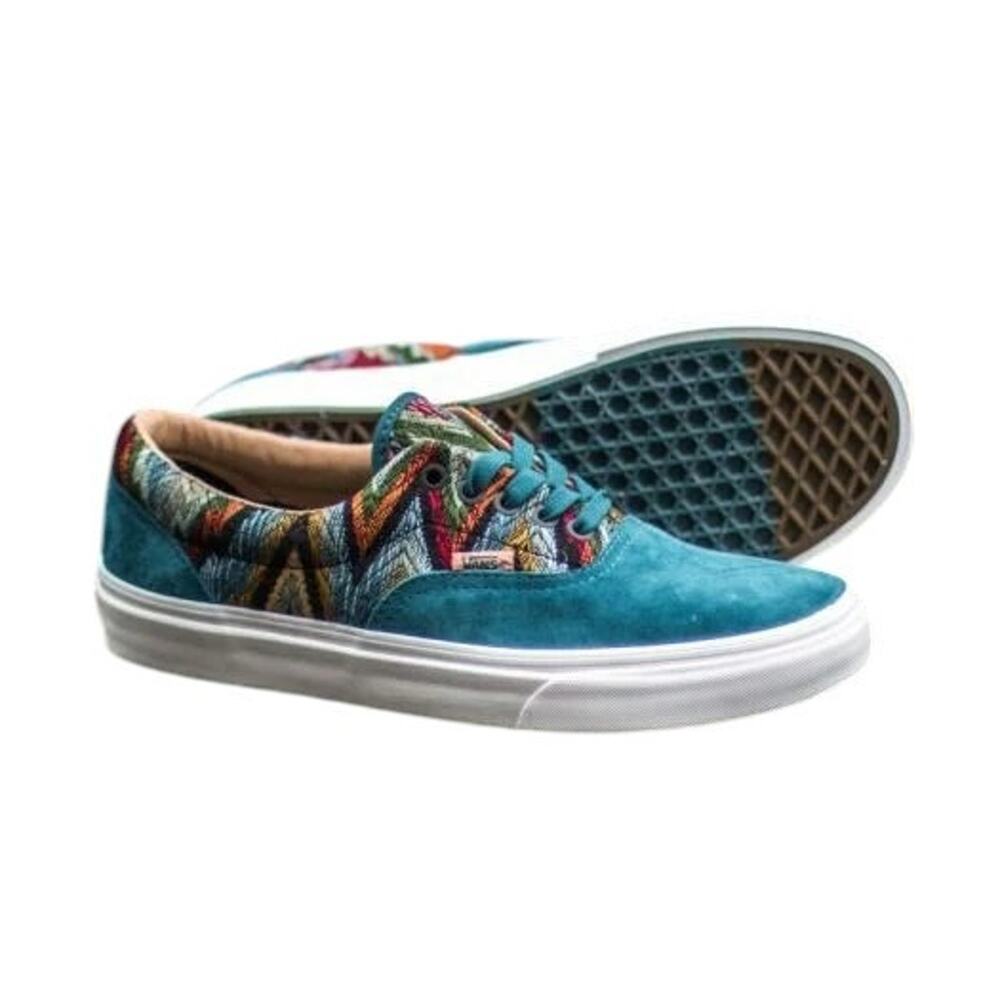Vans Unisex Era California Skate Shoes-Italian Weave/Atlantic Deep 7-W/5.5-M